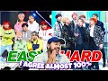 EASY to HARDEST BTS DANCES I DANCER REVIEW and REACTION