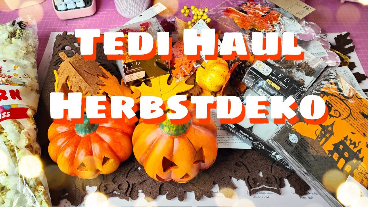 Tedi HAUL, wunderschöne Herbst/Halloween Deko ! ���� - YouTube
