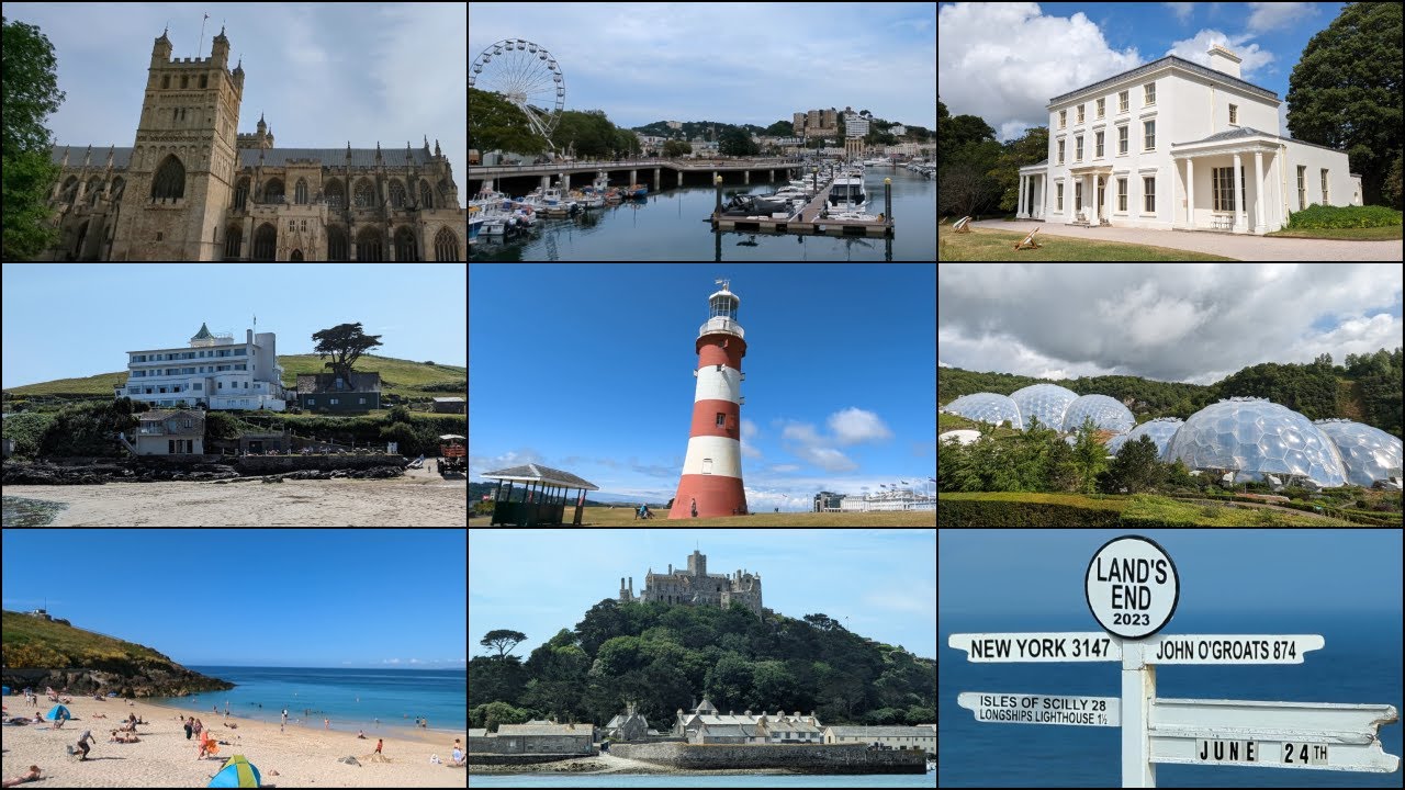 DEVON & CORNWALL ROAD TRIP (June 2023) 🏖️ Exeter, Torquay, Greenway, Plymouth, St Ives, Land's End..