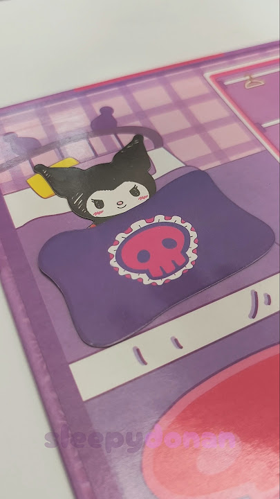 kuromi magnet book #kuromi #squishybook #quietbook #sanrio