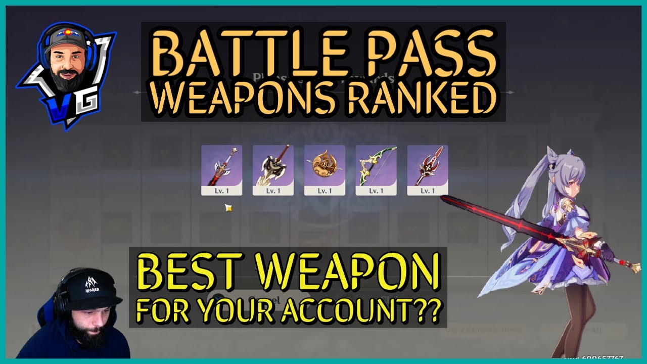Genshin Impact Battle Pass Weapon Tier List Which Weapon To Choose And Why Youtube