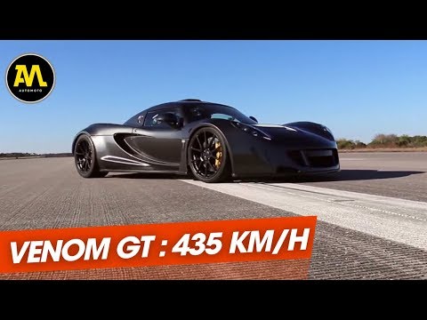 Hennessey Venom GT : plus rapide que Bugatti !