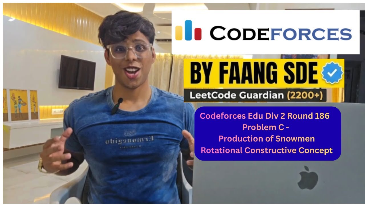 Codeforces Edu Div 2 Round 186 | Problem C - Production of Snowmen | Rotational Constructive Concept