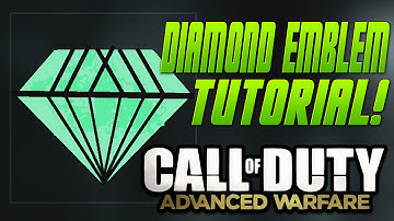 "Diamond" - Call of Duty:Advanced Warfare Emblem Tutorial!