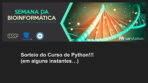 Sorteio do Curso de Python - VarStation