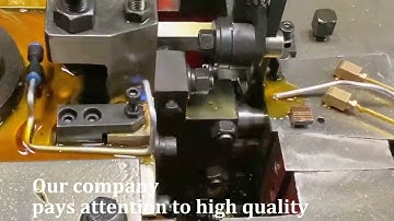 high speed semi hollow tubular rivet making machine