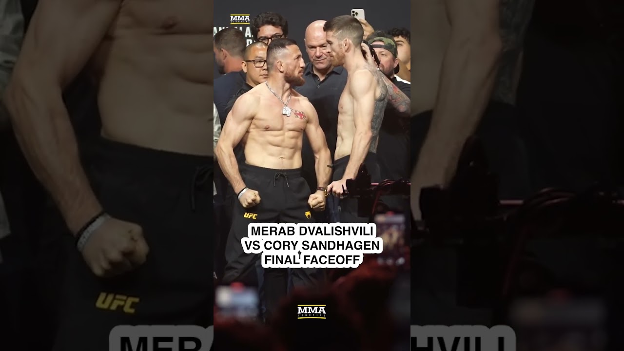 Merab Dvalishvili vs. Cory Sandhagen FINAL faceoff | UFC 320 | MMA Fighting