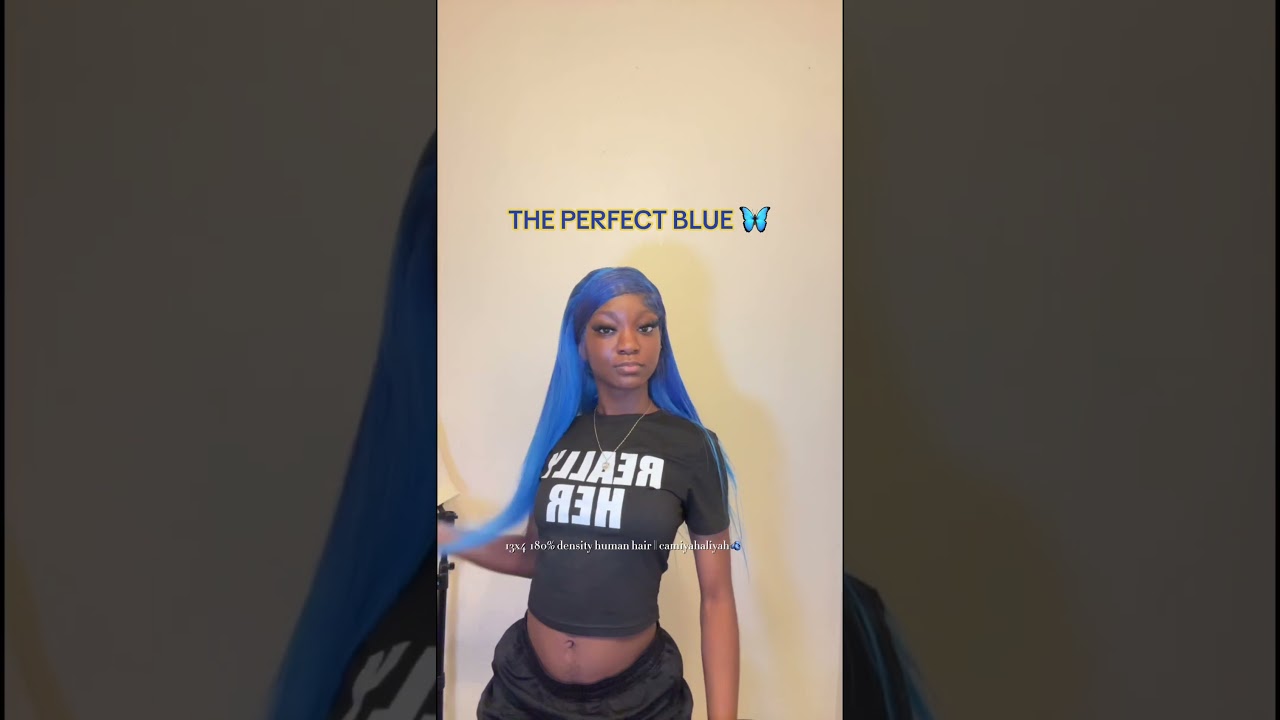 the perfect blue wig 💙 