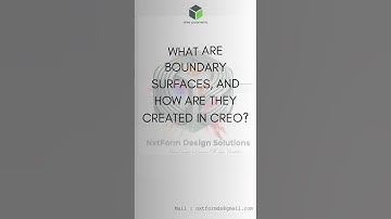 What are boundary surfaces, and how are they created in Creo?