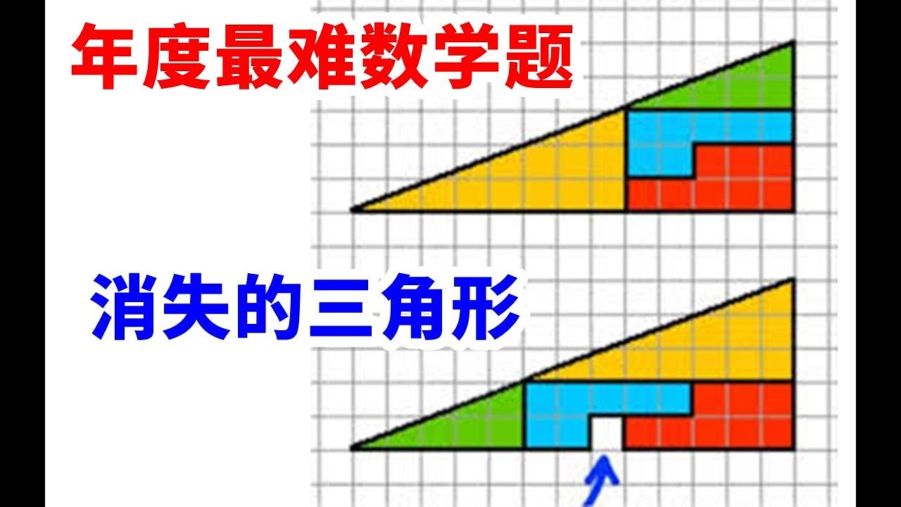 年度最难数学题 消失的三角形 Youtube 年度最难数学题 消失的三角形 Youtube