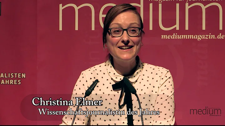 Christina Elmer ber investigative Daten-Recherche ...