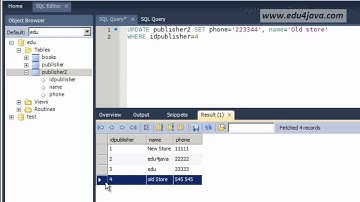 Update Set with MySQL Workbench