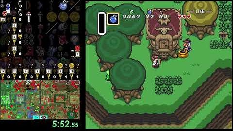 A Link to the Past randomizer: Crosskeys stepladder race