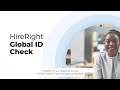 Global ID Check & Service - ID Verification Process | HireRight