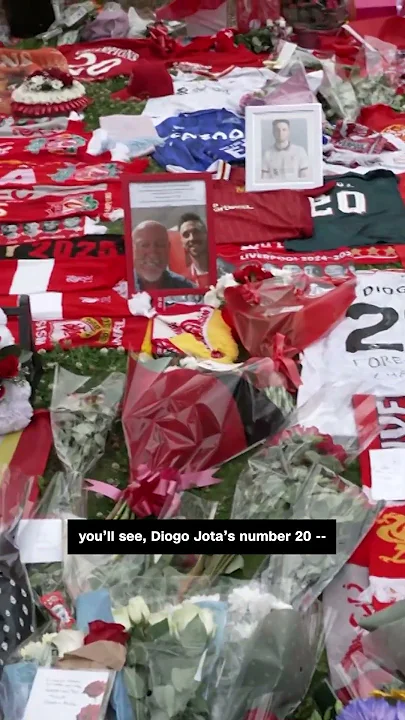 How fans are mourning soccer star Diogo Jota