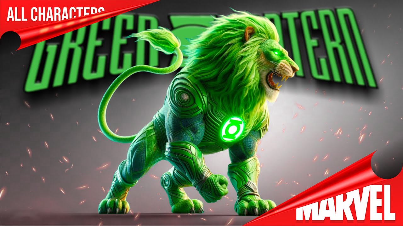 Turning Superheroes Into LIONS #PART3 | All Characters | MARVEL DC ...