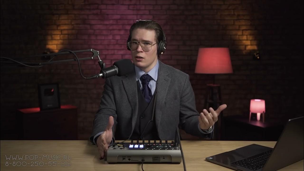 Портастудия Zoom PodTrak P8 - YouTube