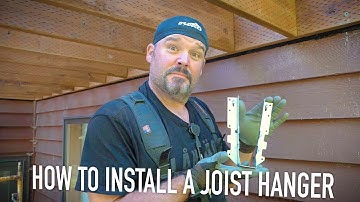 How To Properly Install Joist Hangers || Dr Decks