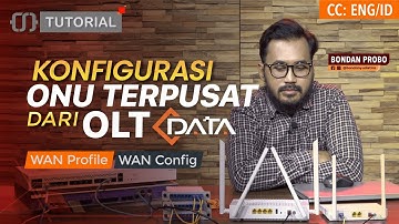 Konfigurasi ONU Terpusat Dengan OLT C-Data - CITRAWEB TUTORIAL [ENG SUB]