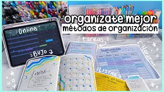 ORGANÍZATE MEJOR ESTE 2021 Métodos de organización explicados  DanielaGmr ✨