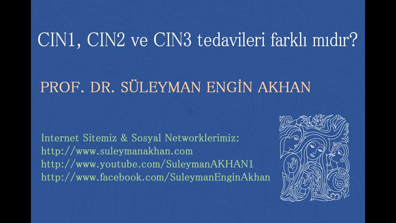 CIN1, CIN2 ve CIN3 tedavileri farklı mıdır? - Prof. Dr. Süleyman Engin Akhan