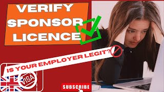 IS YOUR EMPLOYER LEGIT✅ HOW TO CHECK A SPONSOR LICENCE FAST!STAY INFORMED! News