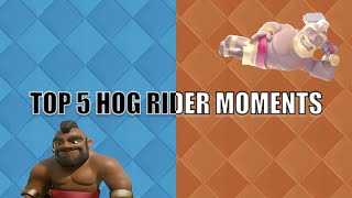 TOP 5 HOG RIDER MOMENTS‼️. 👨🏿🐷