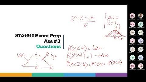 STA1610 Supplementary Revision 22 Jan 2023: SU 6 & 7 - Normal Distribution & Sampling Distribution