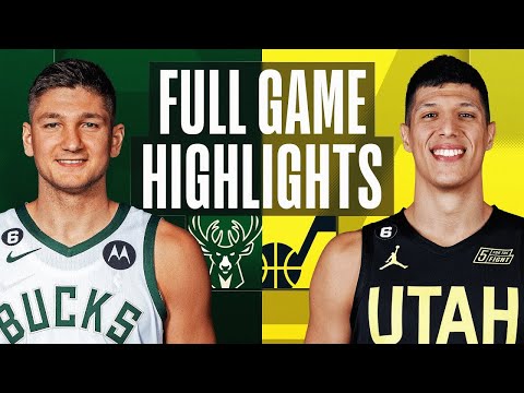 Milwaukee Bucks vs. Utah Jazz Full Game Highlights | Mar 24 | 2022-2023 NBA Season