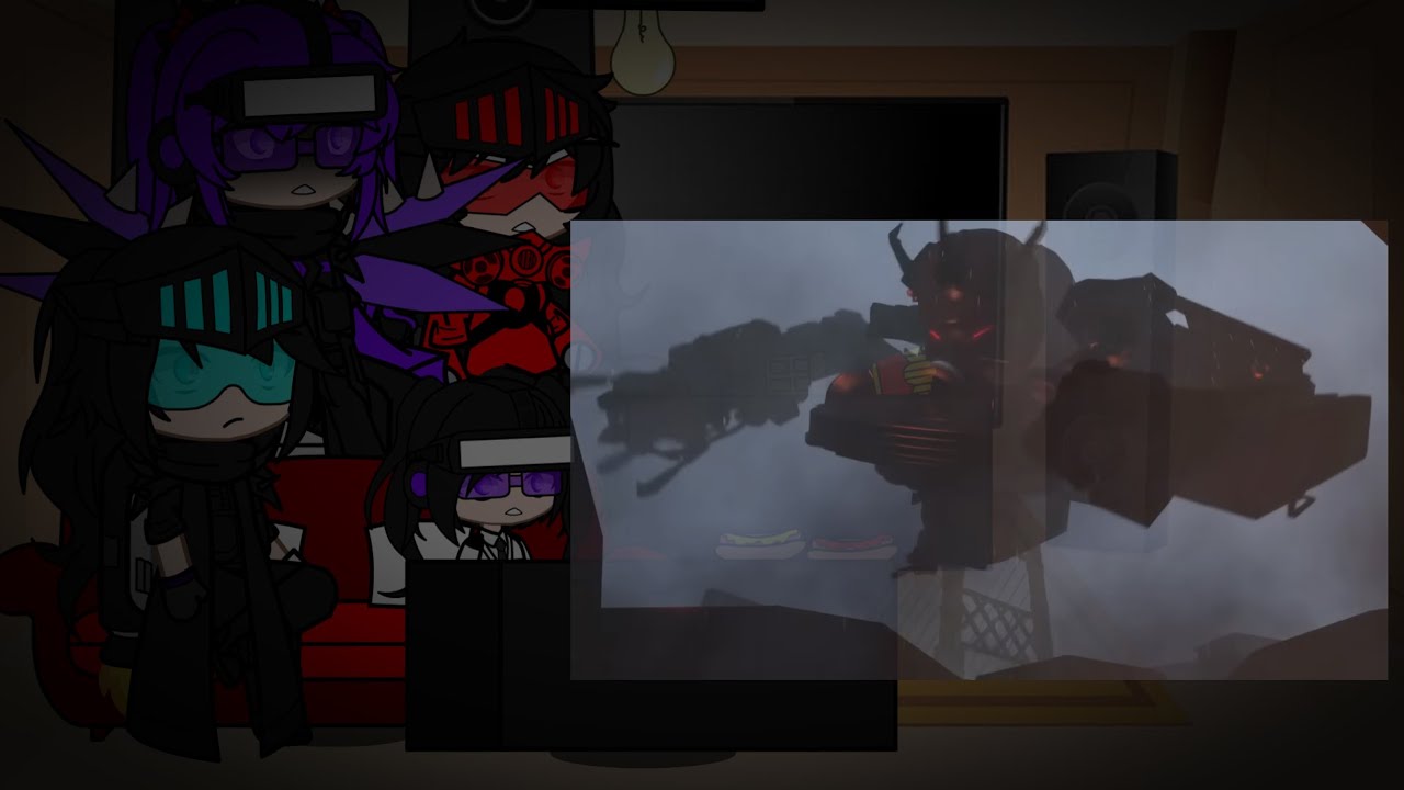 S.T Characters (My AU) react to Season 25 | Cringe? | #skibiditoilet #gacha #gachaclub