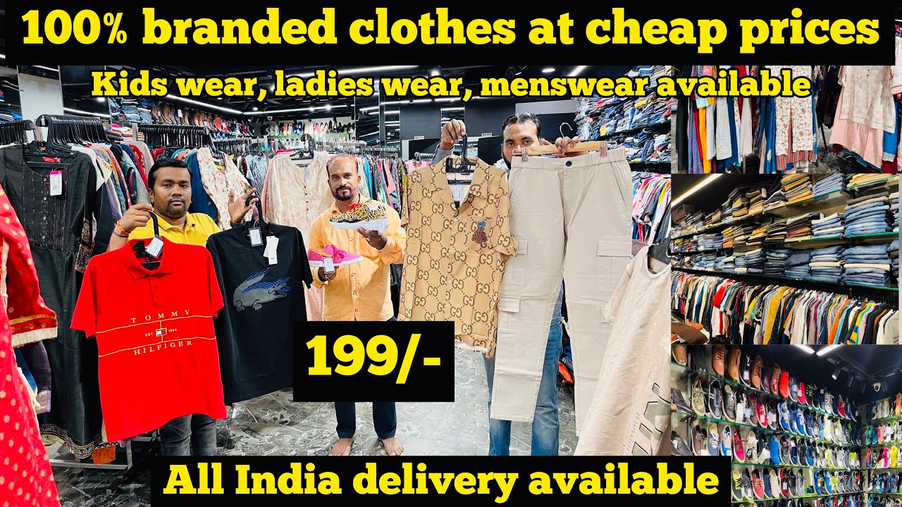100% branded clothes at very cheap price / offline Adda / exploring Indian stores