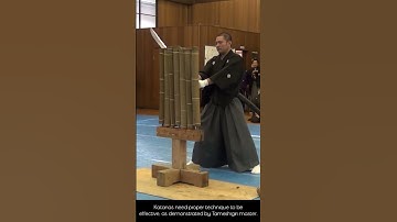 Thumbnail of Tameshigiri Master. Sword Cutting.  #shorts #reels
