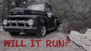 Will it Run 1952 Ford F1, Forgotten Field Find. Survivor Flathead.