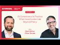 AI Governance in Practice What Good Looks Like Beyond Policy