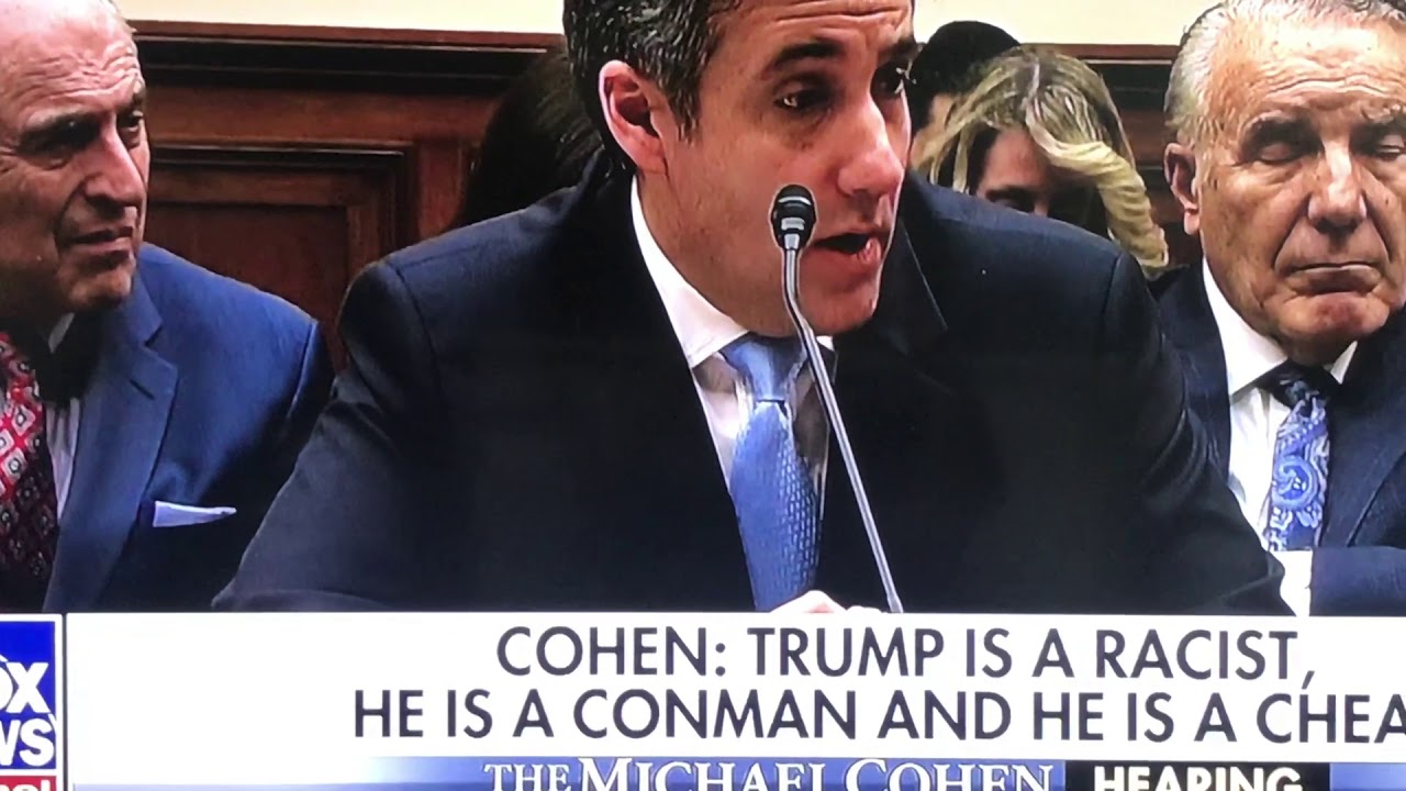 Michael Cohen testimony 2-27-2019 - YouTube