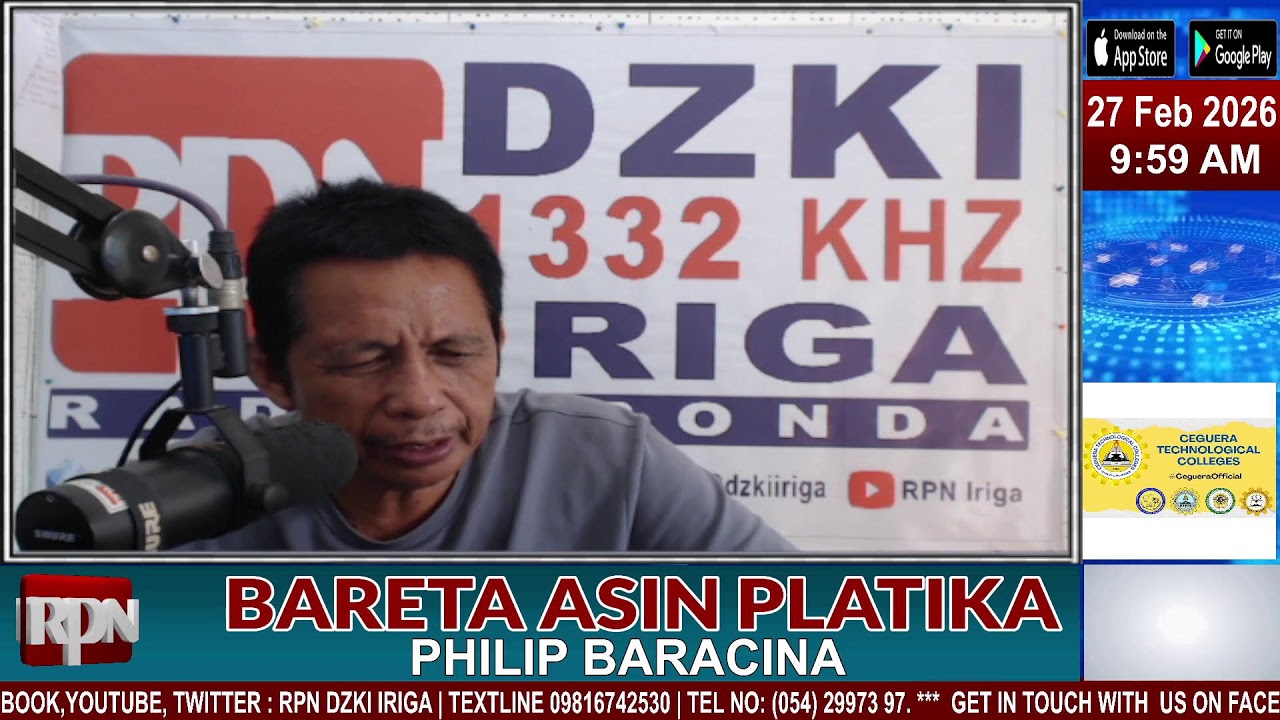 BARETA ASIN PLATIKA| FEB 27, 2026