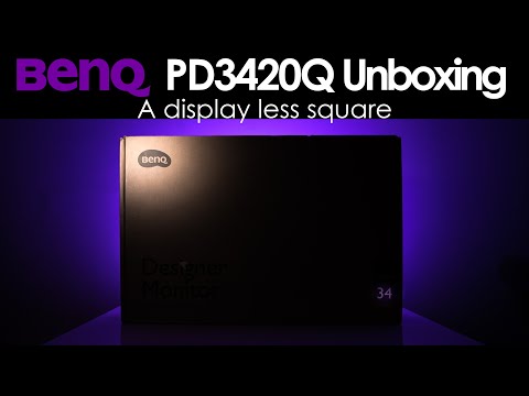 The First BenQ PD3420Q Pro Designer Display Unboxing & First Impressions, A Display Less Square!