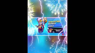 Ziggy Kutusu 17 Yazdı Kızıl R - T Zalim Bibi Büyücü Ziggy Kostümü Aldık Brawlstars