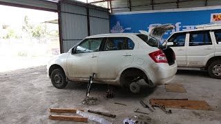 swift dzire shock absorbers replaced after 9 years | swift shocker change | swift suspention change