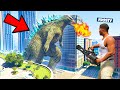 GIANT GODZILLA ATTACKED LOS SANTOS | GTA 5