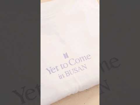 Unboxing Yet To Come In Busan Merch! Bts Bangtan Btsarmy Yettocome Unboxing