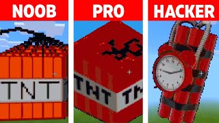 NOOB VS PRO VS HACKER Minecraft Pixel art✨TNT