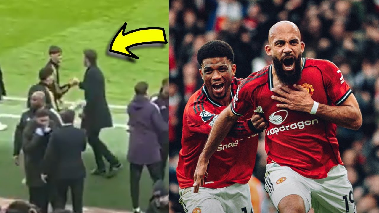 Michael Carrick Celebrates Man United Victory Over Man City