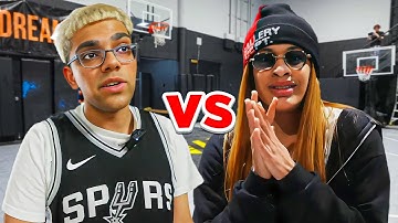 N3on vs WNBA Star Chennedy Carter Basketball 1v1!