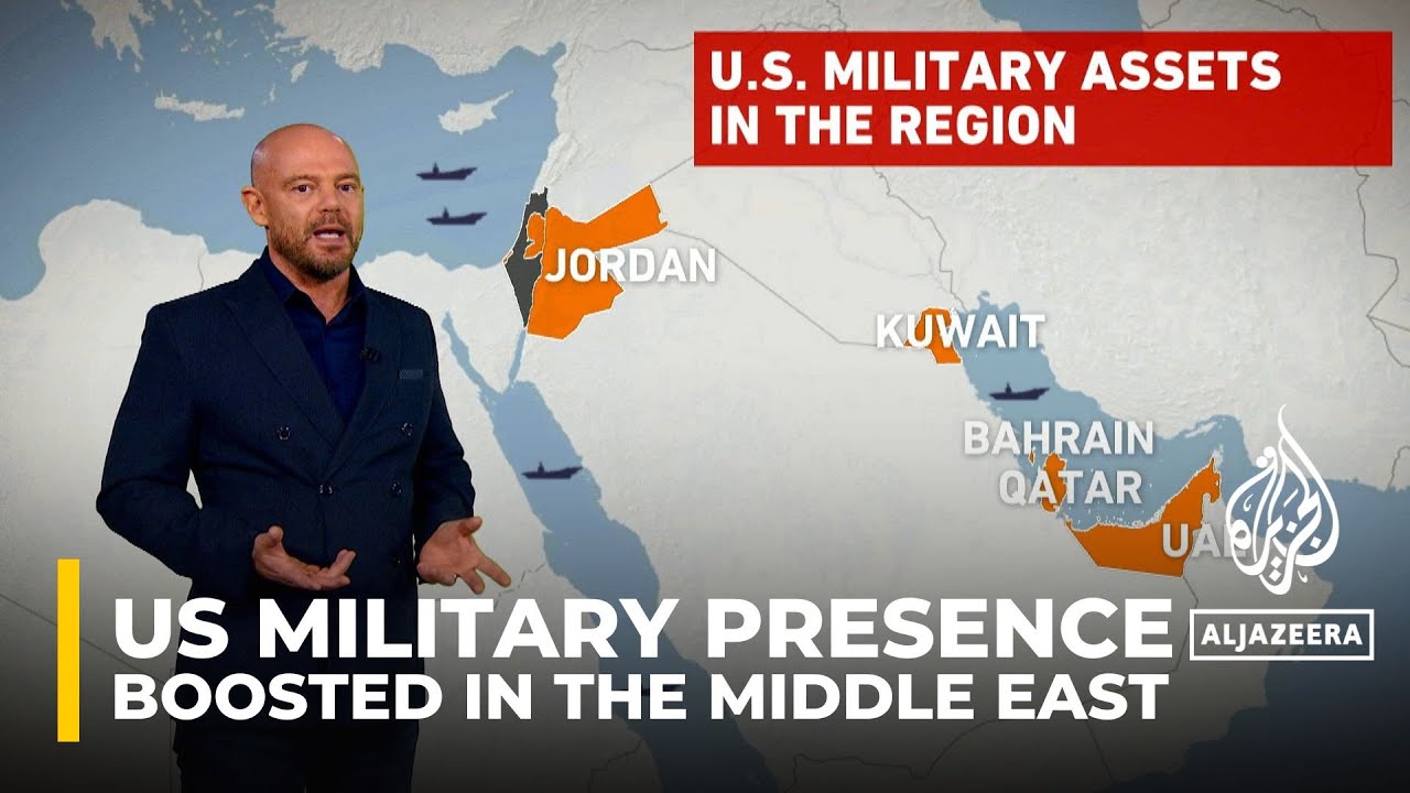 Why is the US reinforcing Military assets in the Middle East?