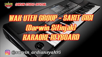 KARAOKE SAKIT GIGI - WAK UTEH GROUP (DARWIN SITINJAK) | BY DJ SARVIN AUDIO