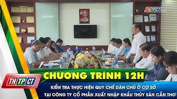 Kiểm tra thực hiện quy chế dân chủ ở cơ sở tại Công ty cổ phần XNK thủy sản Cần Thơ| Cần Thơ TV