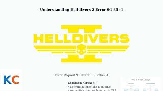 How to Fix Helldivers 2 Error Request:91 Error:35 Status:-1 – Connection Guide
