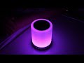 Elecstars RGB Touch Lamp With Bluetooth Speaker Review