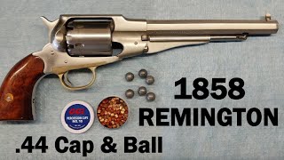 1858 Remington .44 Black Powder Revolver  Loading & Shooting Review